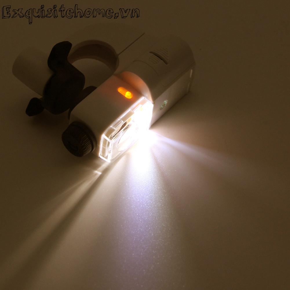 Kính Hiển Vi Mini Bỏ Túi Ánh Sáng Nhẹ Cho Trang Sức Cổ Điển