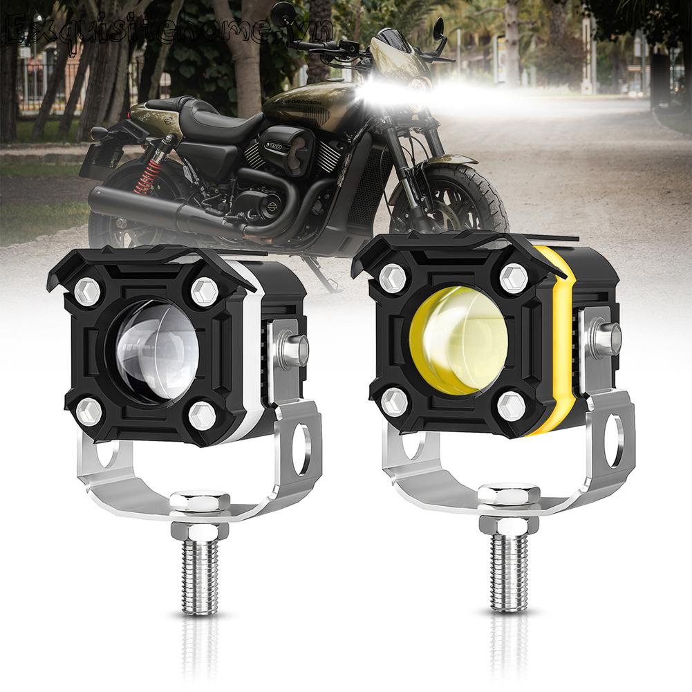 Đèn LED 6000LM 6000K IP68 Chống Thấm Nước 9-30V Chuyên Dụng Cho Xe Mô Tô