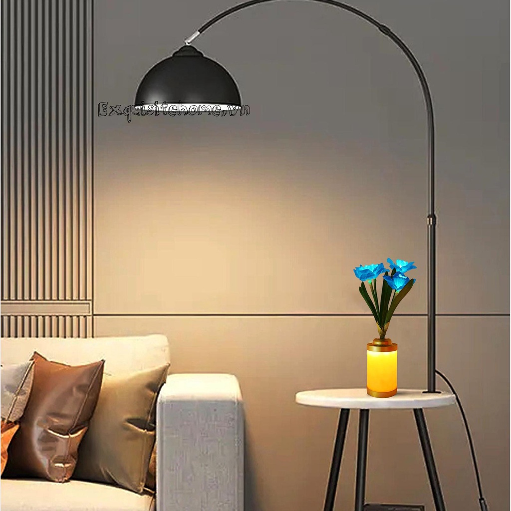 Đèn Ngủ LED Hình Lọ Hoa Trang Trí Có Cổng Sạc USB