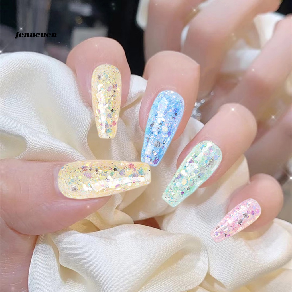 Set 6 Hộp Phụ Kiện Trang Trí Móng Tay Nghệ Thuật Màu Macaron Xinh Xắn