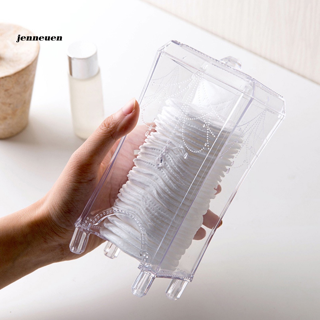 Hộp Đựng Bông Tẩy Trang Trong Suốt Tiện Dụng