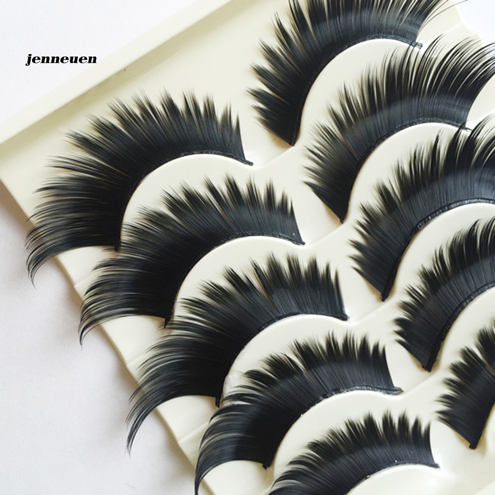 Set 5 Cặp Lông Mi Giả 3D Dài Và Dày Dành Cho Nữ