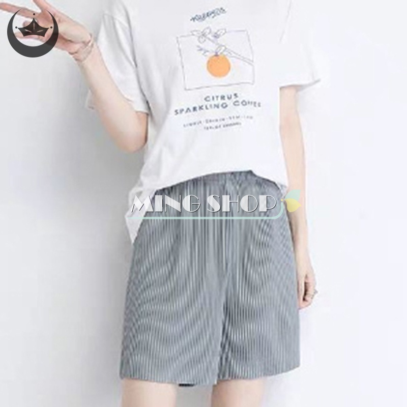 Quần Short Thể Thao Lưng Cao Màu Trơn Thời Trang Mùa Hè Cho Nữ