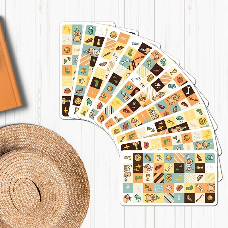 Labradorable Tarot Deck Pocket Size High Quality Fortune Telling Game Divination Beginner Tarot Learning