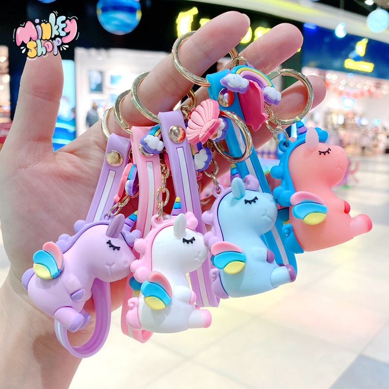 Móc khoá Kì lân cute móc chìa khoá Hàn Quốc dễ thương phụ kiện túi xách balo cặp xách -minkey
