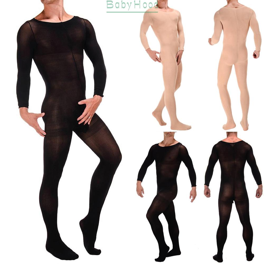 Bộ Bodysuit Lưới Xuyên Thấu Dài Tay Xuyên Thấu Ướt Leotard#BBHOOD