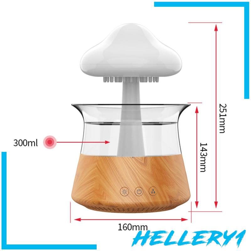 Máy Phun Sương Tạo Độ Ẩm Không Khí Có Đèn LED Sạc Cổng USB Dung Tích 300ml