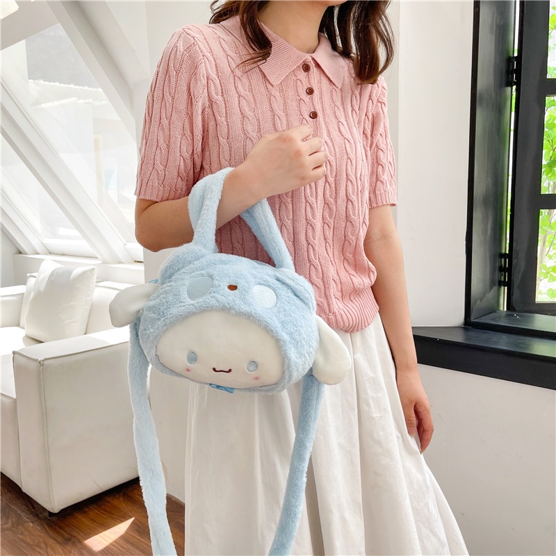 Sanrio Túi Đeo Chéo Hình Thú Nhồi Bông Dễ Thương