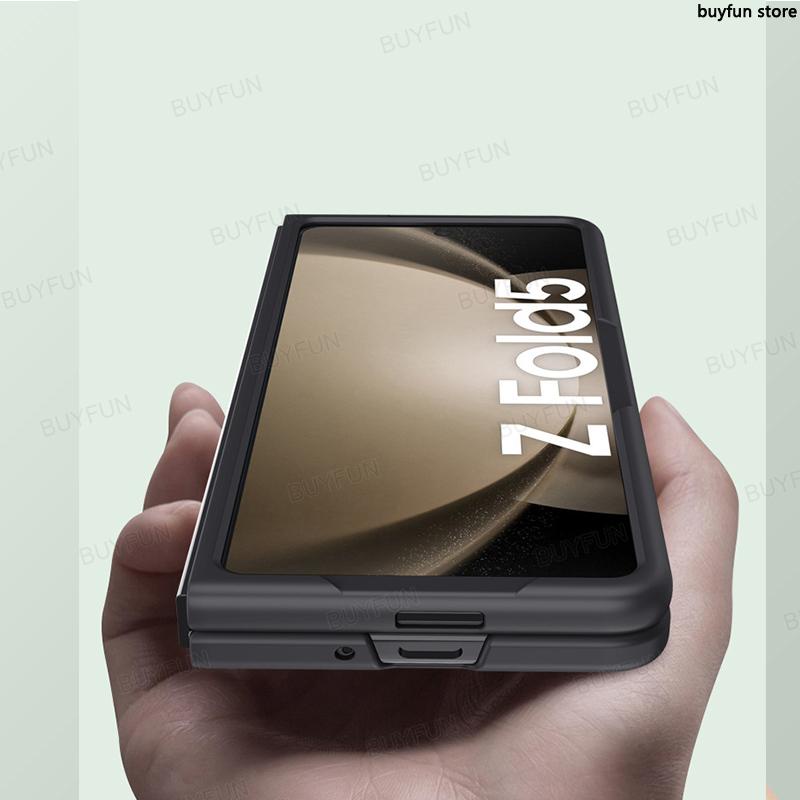 For Z FOLD5 Case Ultra Thin Skin Feel Shell for Samsung Galaxy Z Fold 5 5G Casing