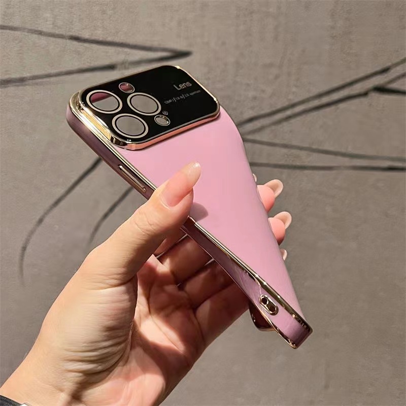 Ốp Điện Thoại Dẻo Tráng Gương Sang Trọng Chống Sốc Cho iPhone 11 12 13 14 Pro max 14plus