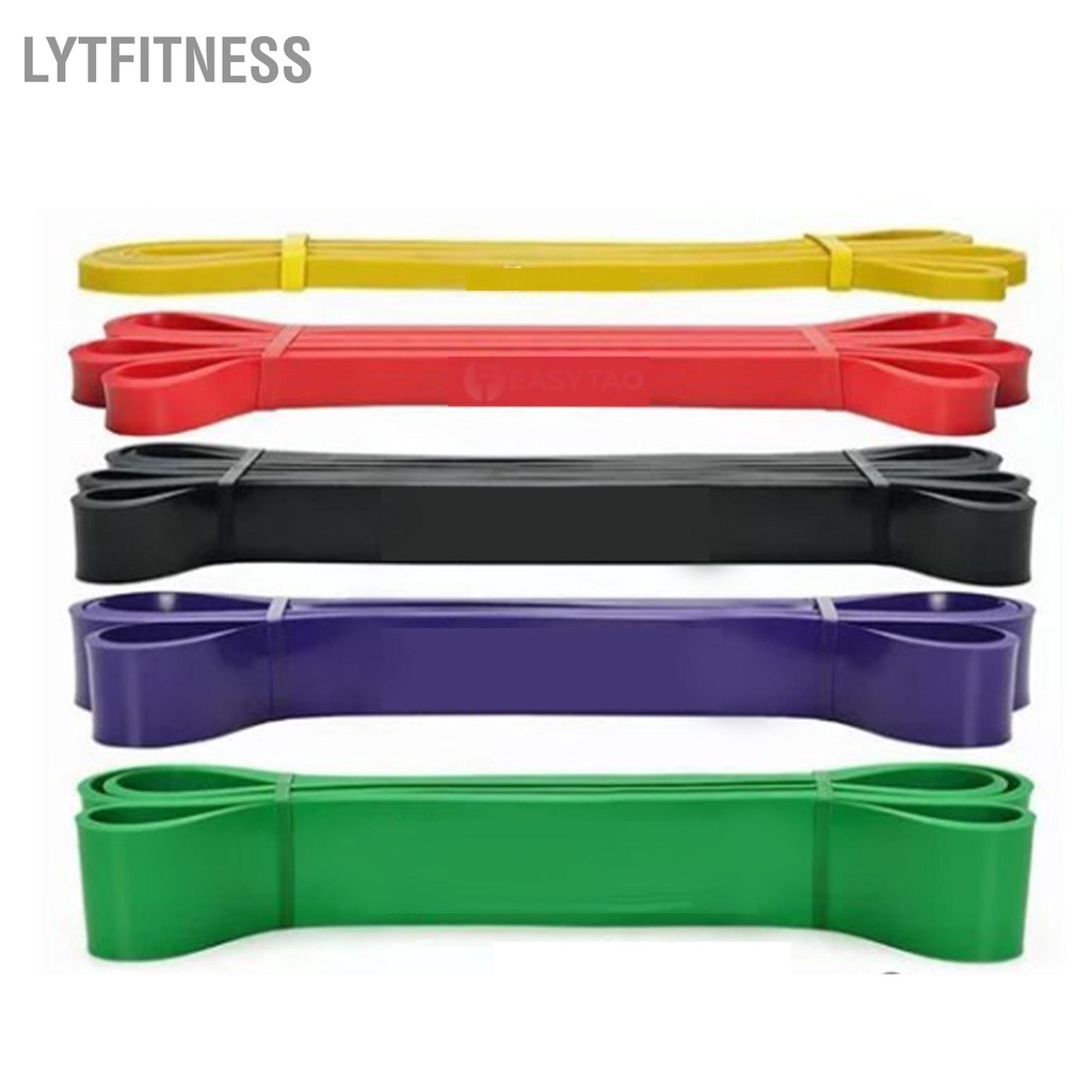 LYTFitness Bộ 5 dây đàn hồi tập thể dục tại nhà có tay cầm