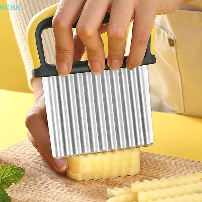 Dụng Cụ Cắt Khoai Tây Lượn Sóng Bằng Thép Không Gỉ