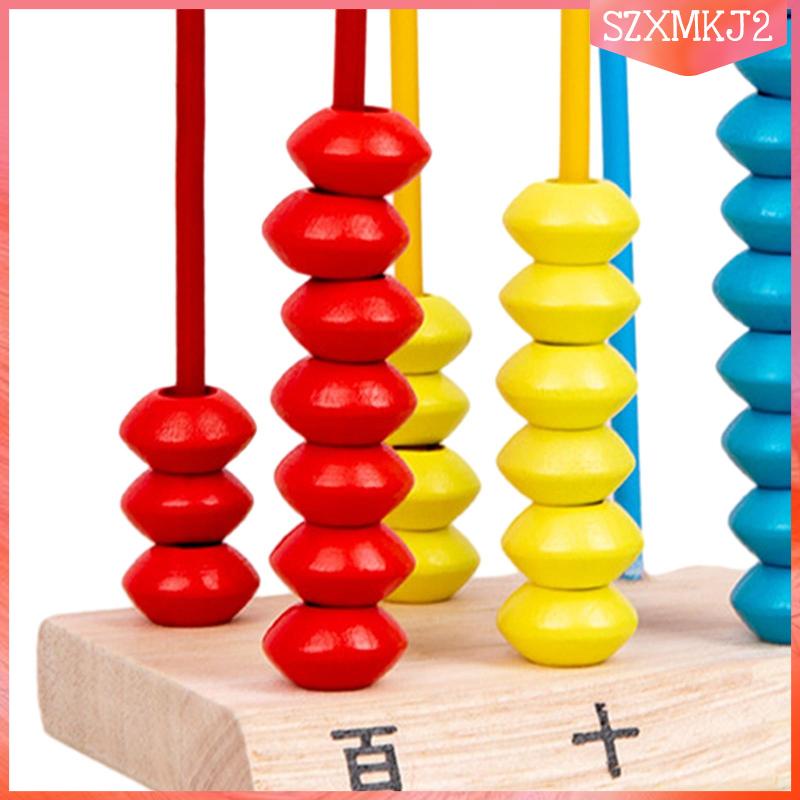 Bàn Tính Gỗ Đếm Hạt Độc Đáo Cho Trẻ Mẫu Giáo