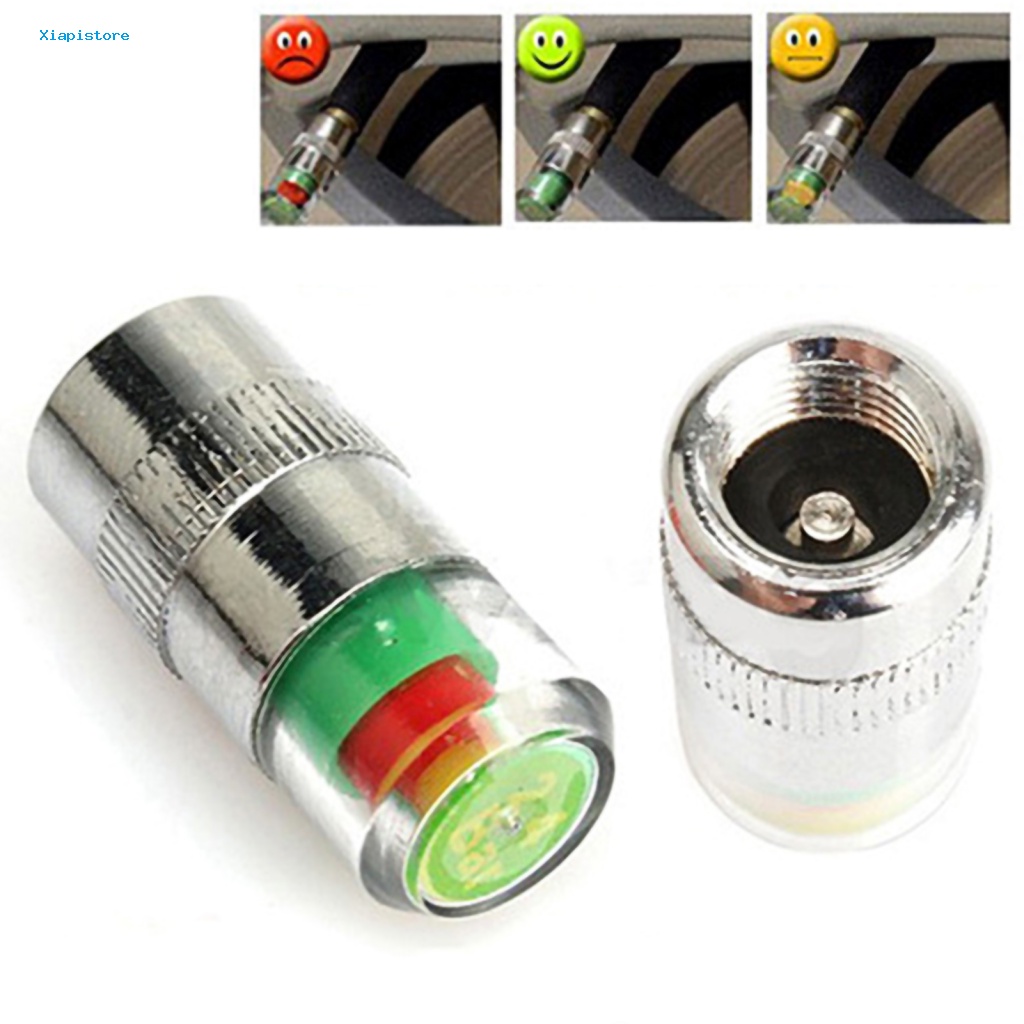 Set 4 Thiết Bị Cảnh Báo Áp Suất Lốp Xe Chống Ăn Mòn