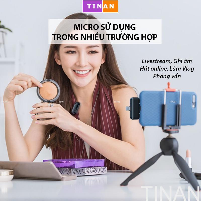 Micro Thu Âm Kẹp Áo Không Dây KINYO M36, Dùng Cho Điện Thoại iP, Android