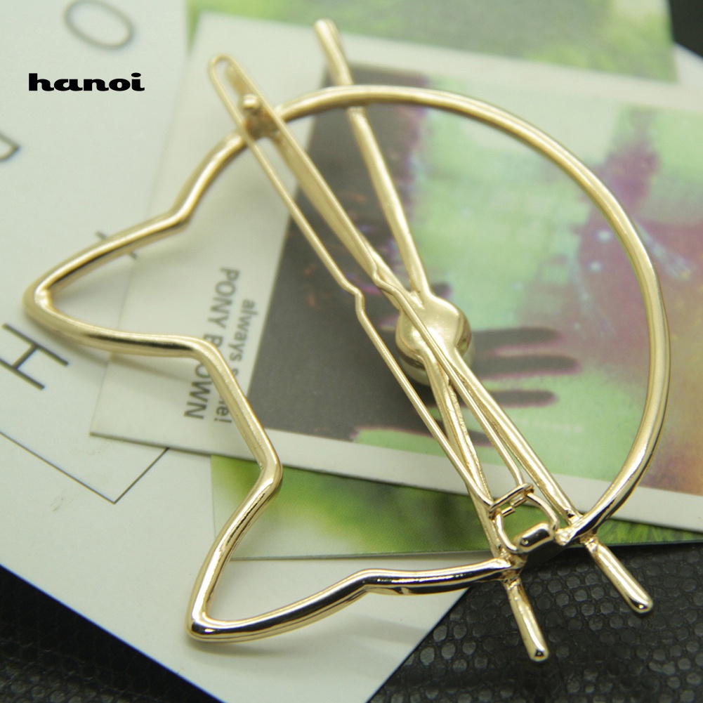 Kẹp Tóc Hình Chú Mèo Dễ Thương Cho Nữ