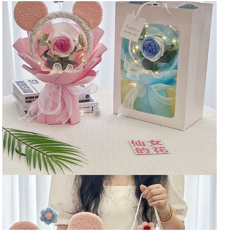 Bó hoa sinh nhật ngày lễ tình nhân, bó hoa dệt tay, quà sinh nhật cho bạn gái bạn gái