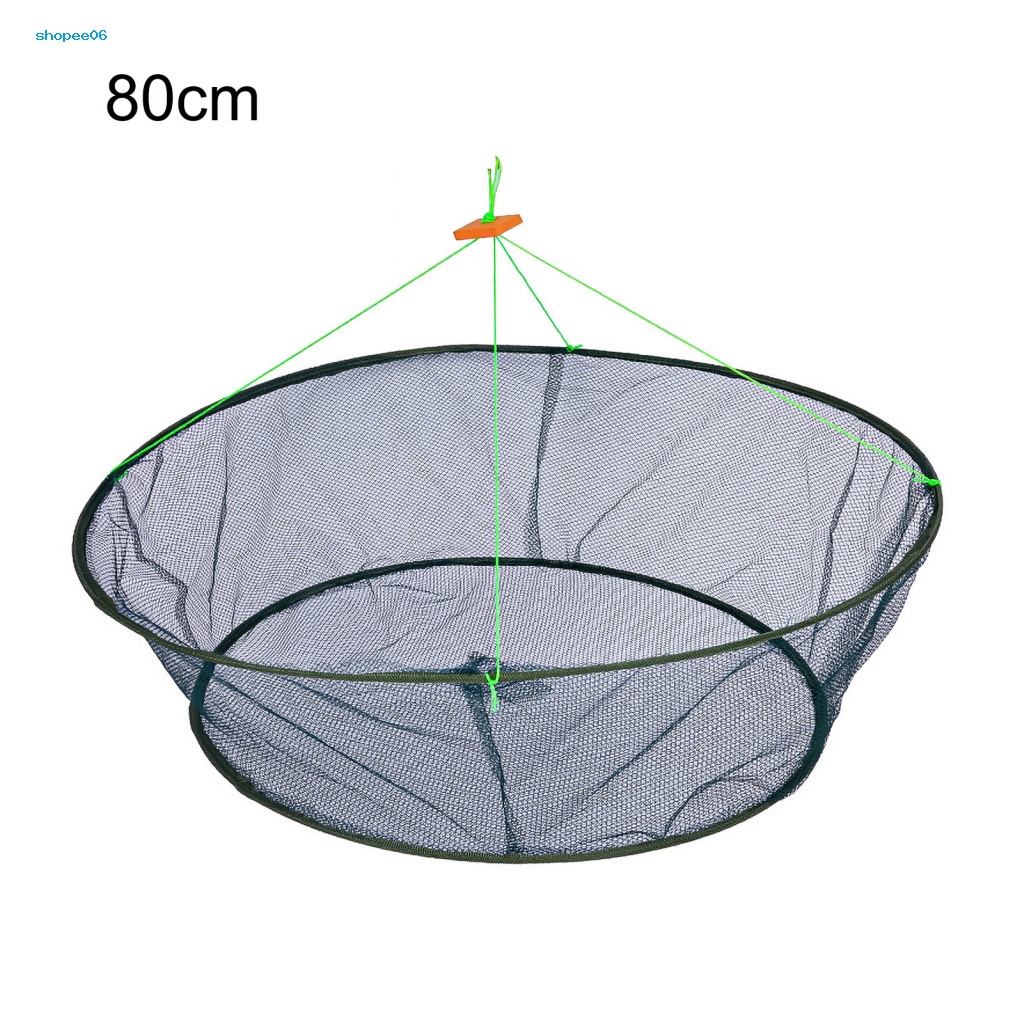Vợt Lưới Bắt Cá Bằng Nilon Chống Ăn Mòn Có Thể Gấp Gọn Tiện Dụng
