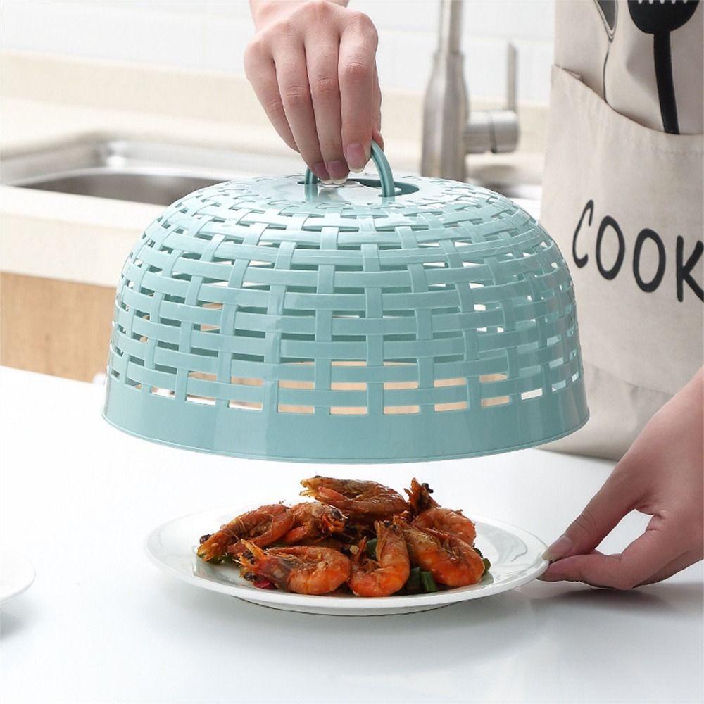 Lồng Bàn Tròn Đậy Thức Ăn Chống Bụi Chống Muỗi Bằng Nhựa Tiện Dụng Cho Nhà Bếp