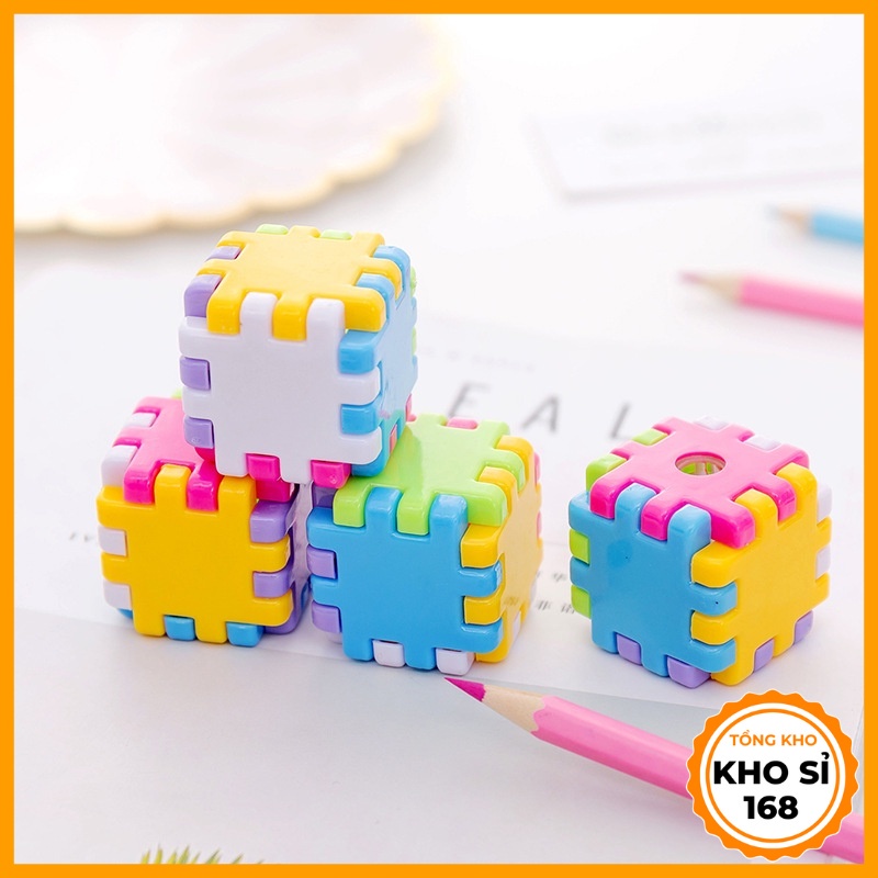 Đồ Gọt Bút Chì Hình Khối Rubik Hoạt Hình Sáng Tạo E579