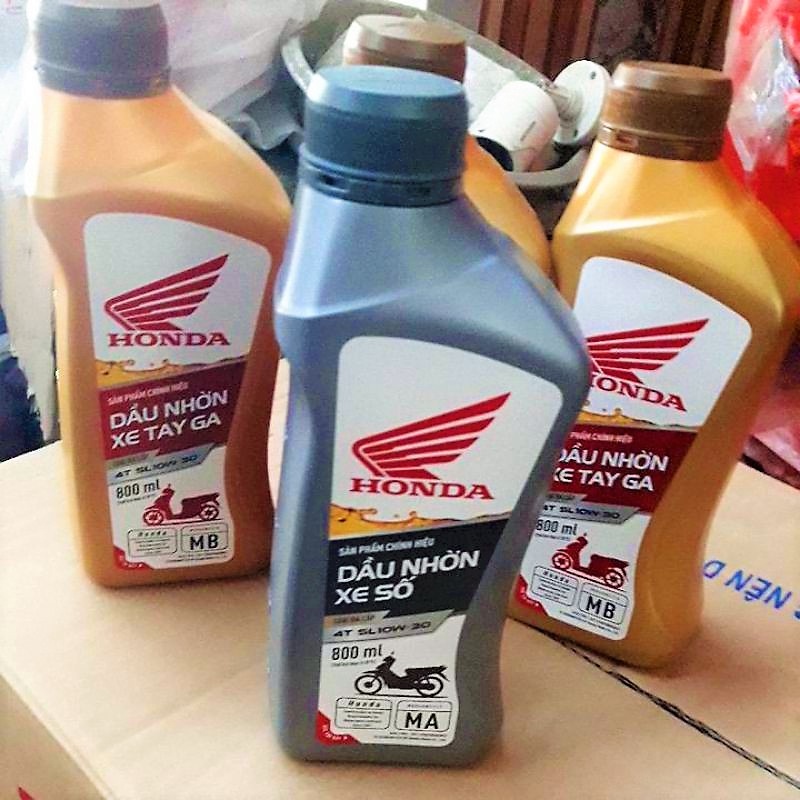 Nhớt honda 10w30 0.8L 1.2L chính hãng - Dầu nhờn xe số, xe côn, xe tay ga |