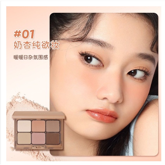 Bảng Phấn Mắt EVERBAB Màu Sắc Ánh Kim Không Nhòe Giữ Màu Tốt Bền Lâu Trôi