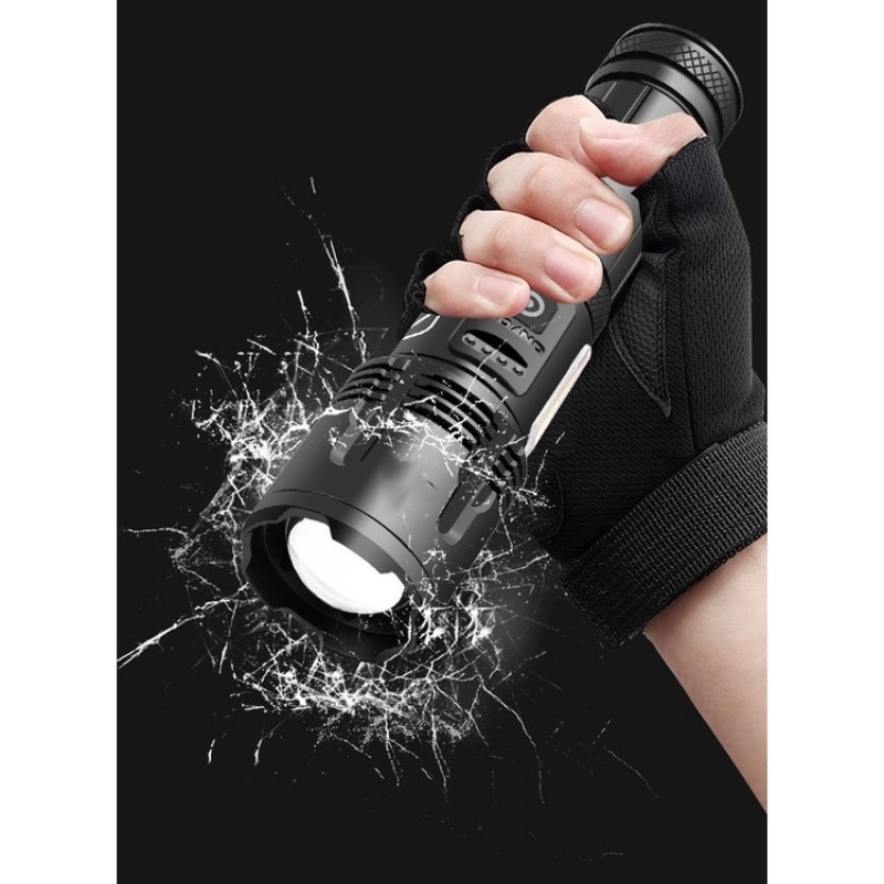 Đèn Pin XHP120 XHP90 26650 Công Suất Cao Sạc USB Tiện Dụng