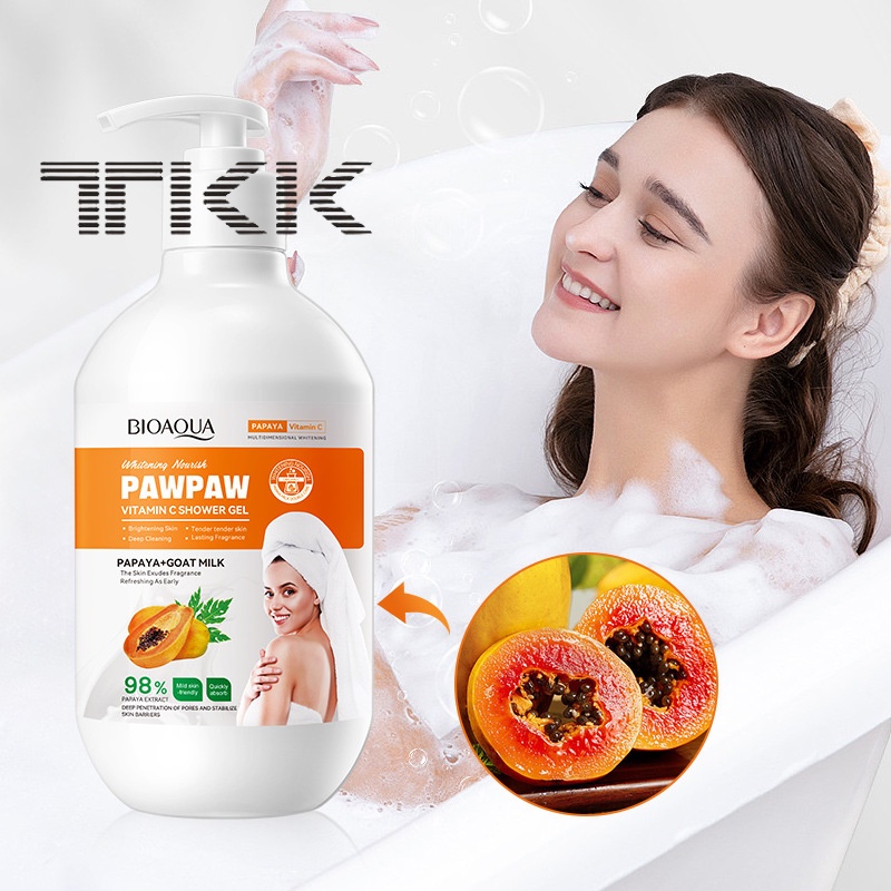 Gel Tắm Chứa Tinh Chất Đu Đủ Vitamin C Làm Sáng Da HZMBB1562