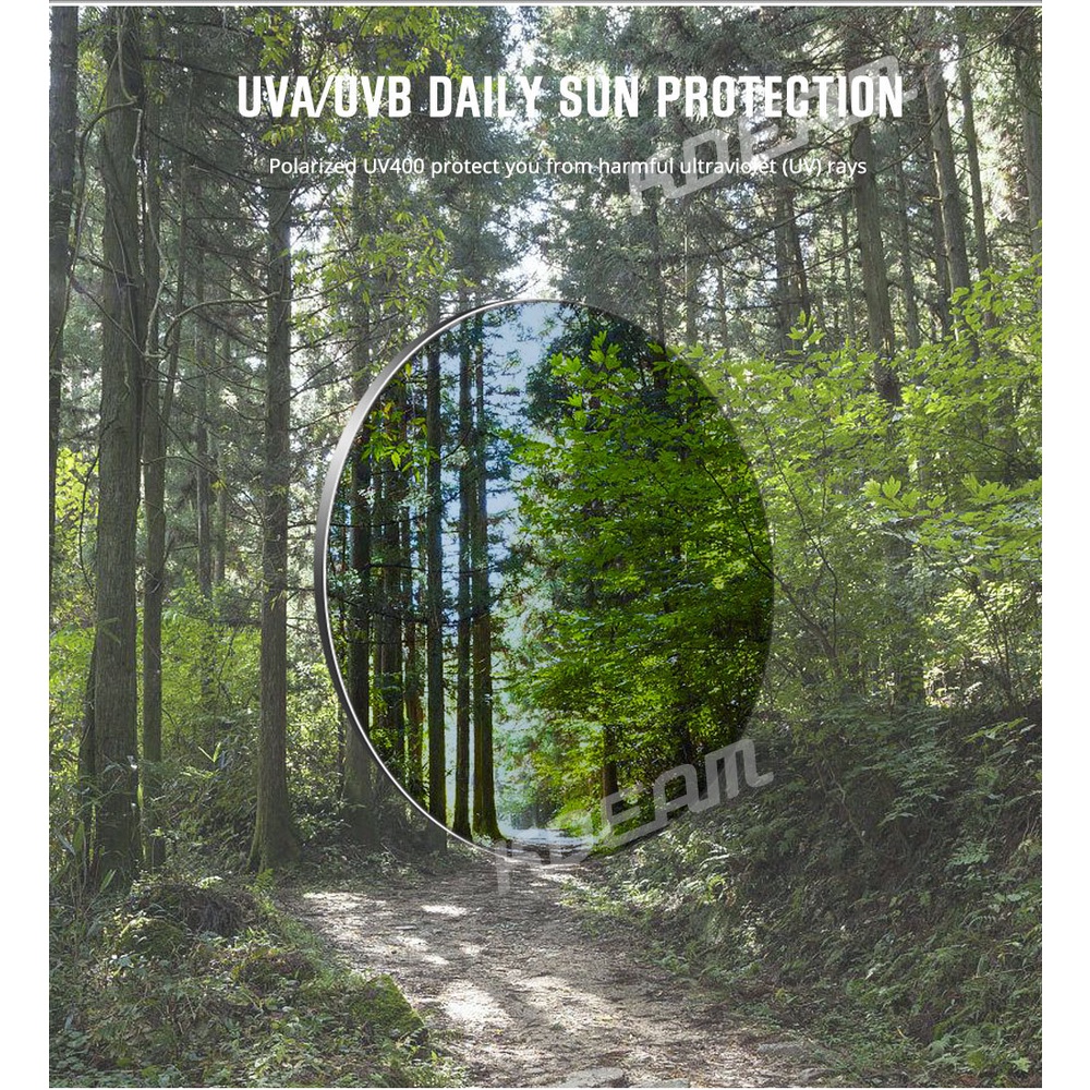 KDEAM Kính Mát Phân Cực Chống Tia UV400 Tròng Vuông Cho Nam Và Nữ