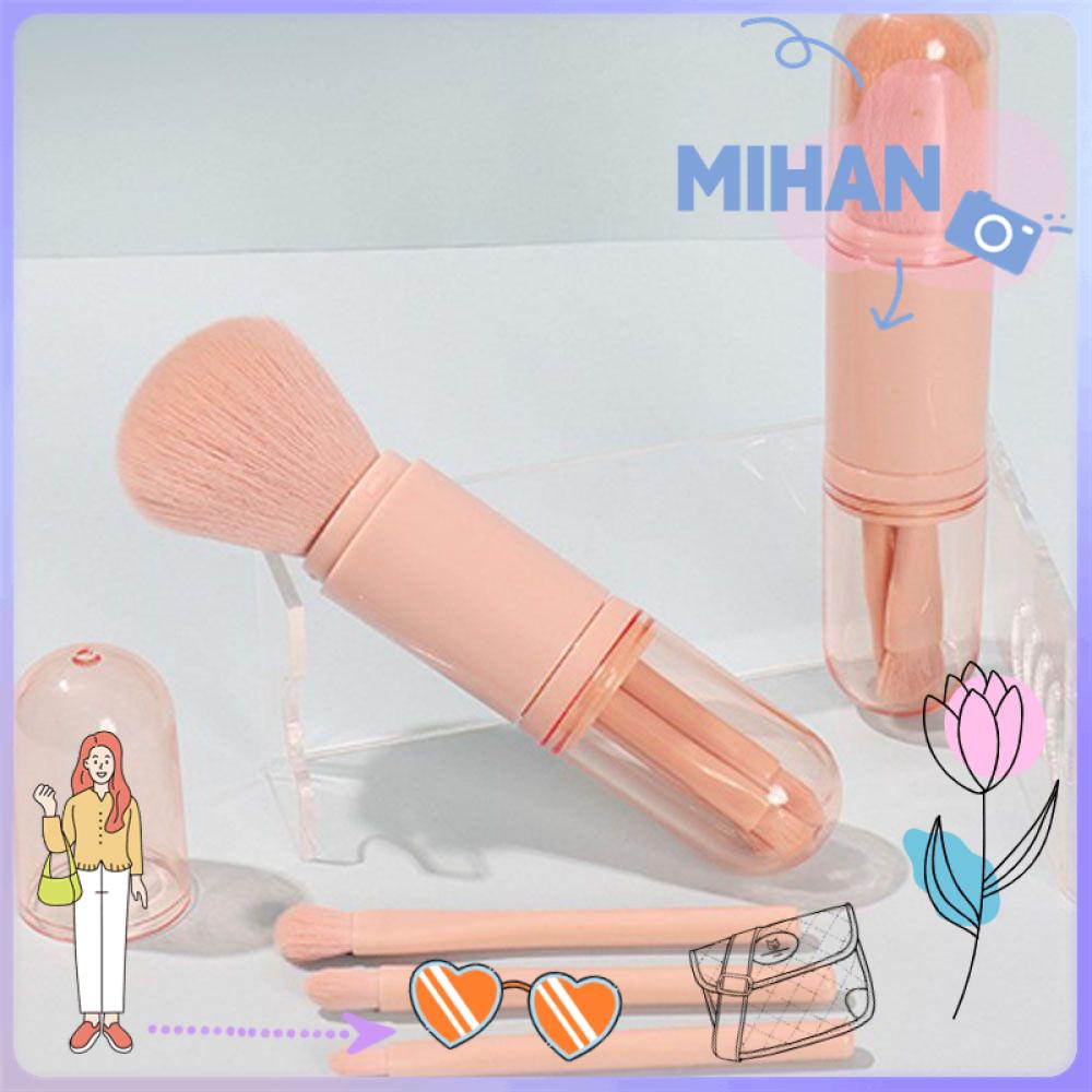 Bộ 4 cọ trang điểm phấn mắt đa năng có thể thu vào