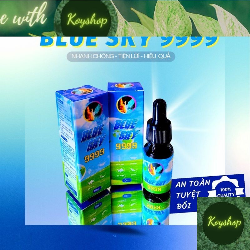 Blue Sky 9999 | Nấm, Túm Lắc, Stress, Sát Khuẩn, Dưỡng Cá, Vận Chuyển
