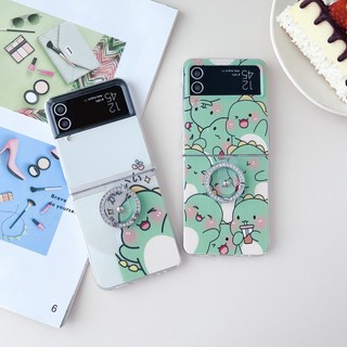 Ốp Điện Thoại Nắp Gập Mỏng Dễ Thương Bảo Vệ Cho Samsung Galaxy Z Flip 4 Z Flip 3 Samsung Z Flip4 Z Flip3