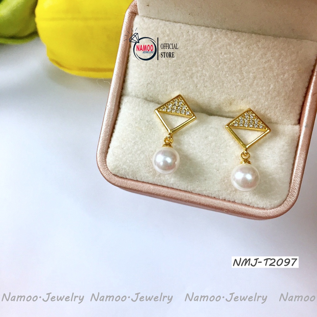 Khuyên Tai Nữ Mạ Vàng T2097, T2098, T2100, T2101 Với Nhiều Hình Dáng Xinh Đẹp Dành Cho Các Nàng