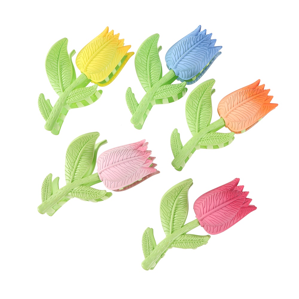 Kẹp tóc CHLINS bằng nhựa hình hoa thời trang cho nữ