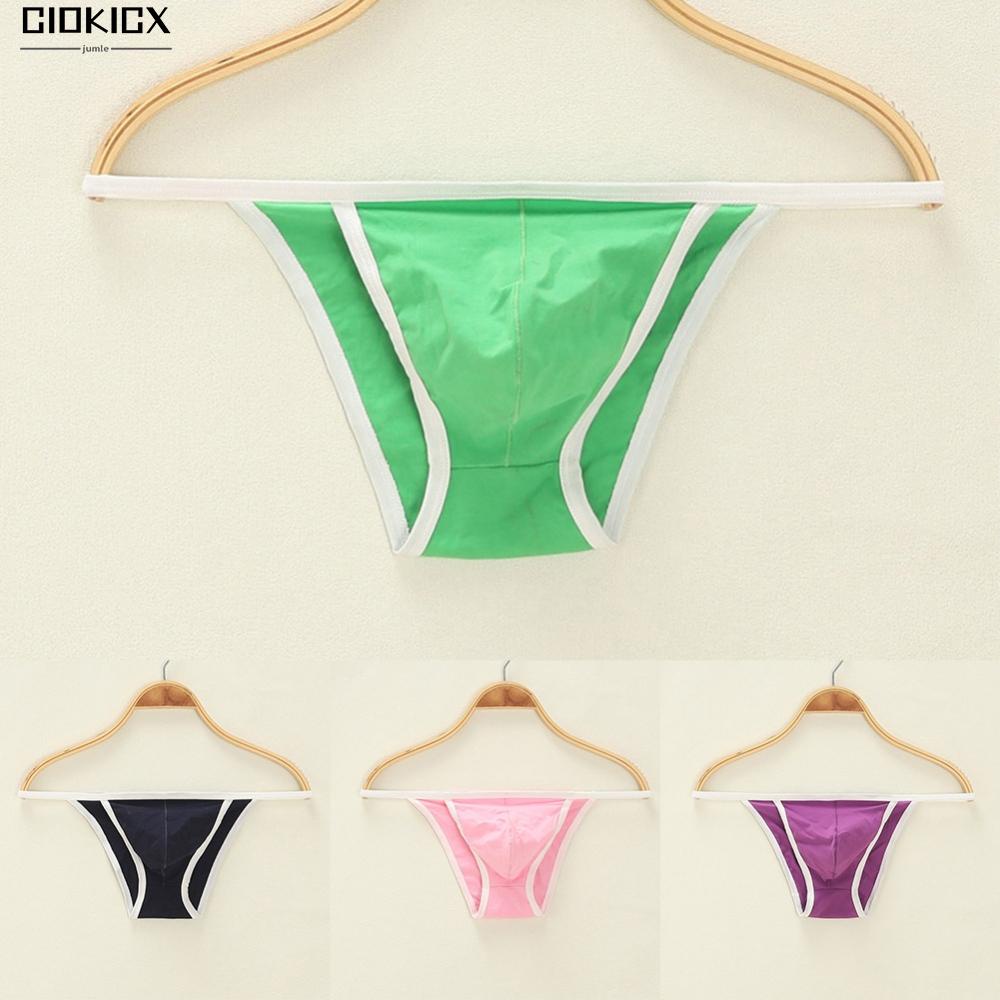 Chất lượng cao cấp cotton jersey nam bikini thong túi có đường viền màu sắc các loại