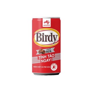 CÀ PHÊ ĐEN/ CÀ PHÊ SỮA BIRDY LON 170ML