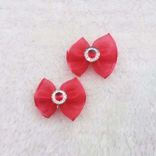 Kẹp Tóc Nơ Đính Đá Cho Thú Cưng