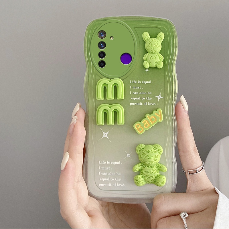 Ốp lưng realme 5 ốp lưng realme 5i ốp lưng realme c3 6i  Ốp Điện Thoại Trang Trí Búp Bê 3D Màu gradient Cho realme 5 realme 5i realme c3 6i Dễ Thương