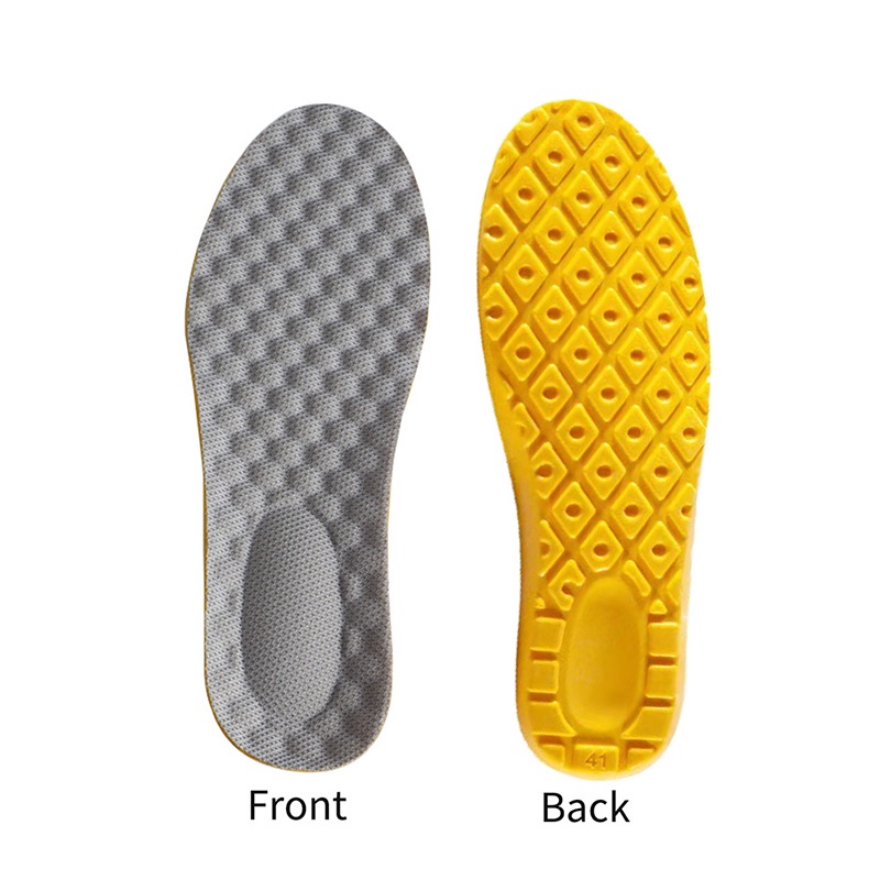 Miếng Lót Giày Thể Thao Bằng Cao Su Non Mềm Mại Thoáng Khí Thoải Mái Size 35-45 Cho Nam