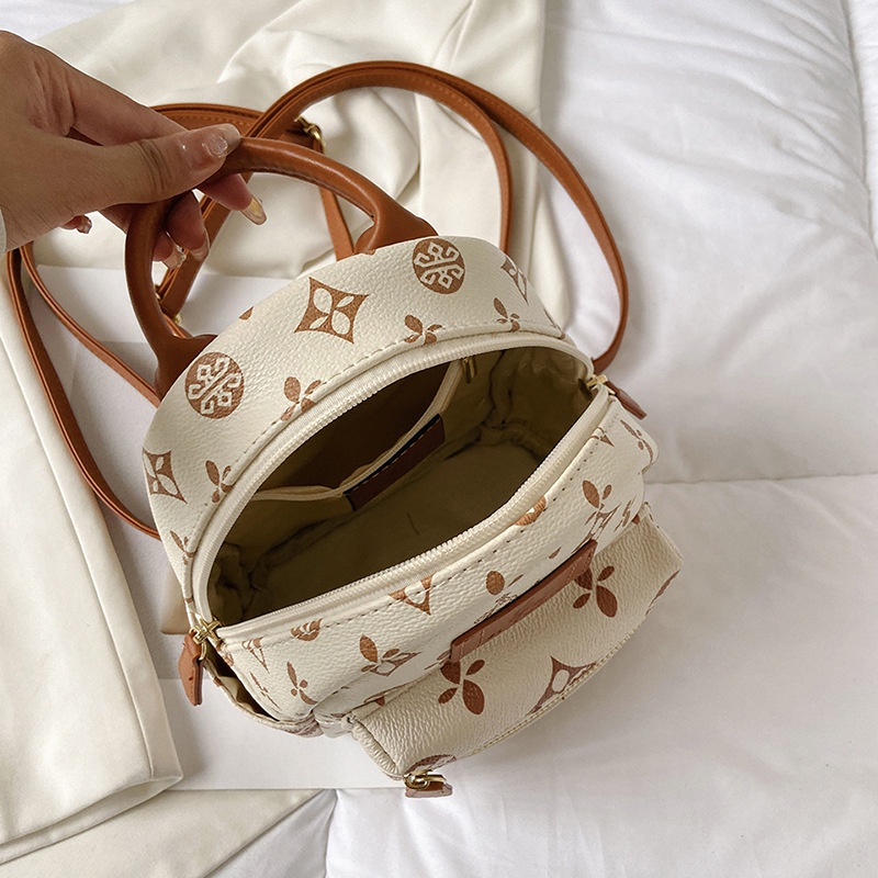 SOLO Solo Balo Nữ cặp đi học balo du lịch balo nữ da  fashion ins High quality Unique L95S2DS 37Z230911