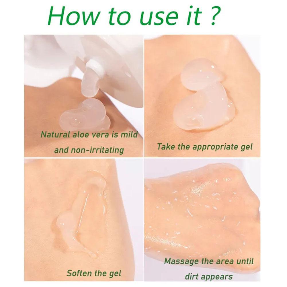 100g gel tẩy tế bào chết nha đam làm sạch sâu lỗ chân lông và tẩy tế bào chết toàn thân da chết j4j3