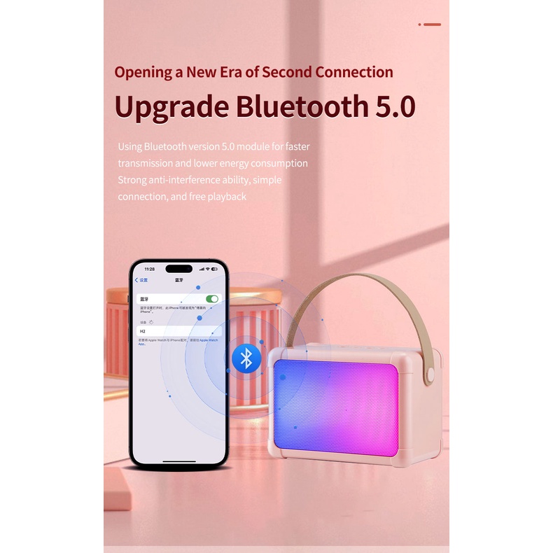 Loa ngoài trời Mic Karaoke Bluetooth SPRISE H2 Micro di động