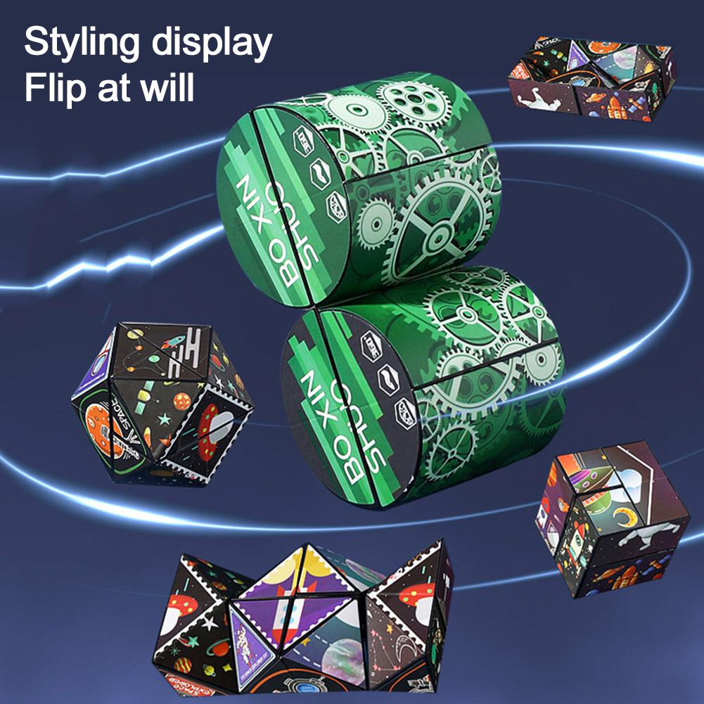 Đồ Chơi Khối Rubik E7L8 Hình Học 3D Giảm Căng Thẳng