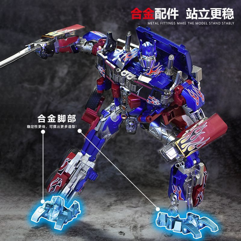 Mô Hình Đồ Chơi Robot Biến Hình Optimus Prime Bằng Hợp Kim Cỡ Lớn