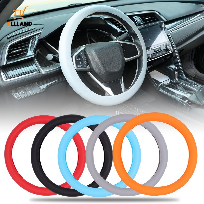 Vỏ Bọc Vô Lăng Bằng Silicone Mềm Mại Cho Xe Hơi