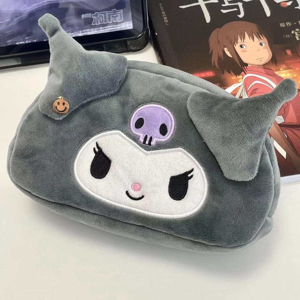 Túi Đựng Bút Chì / Mỹ Phẩm / Đồ Vệ Sinh Cá Nhân Họa Tiết Hoạt Hình Sanrio Kuromi Pochacco SQ3