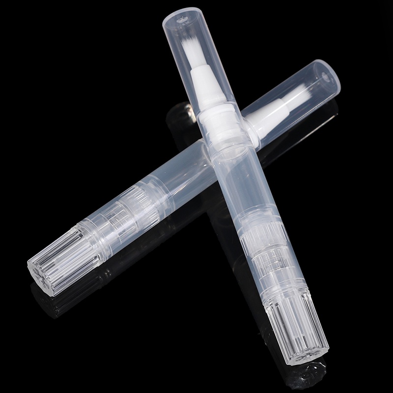 Heji 1.5ml travel empty twist pen with brush hộp đựng mỹ phẩm nail oil lip balm tub vn