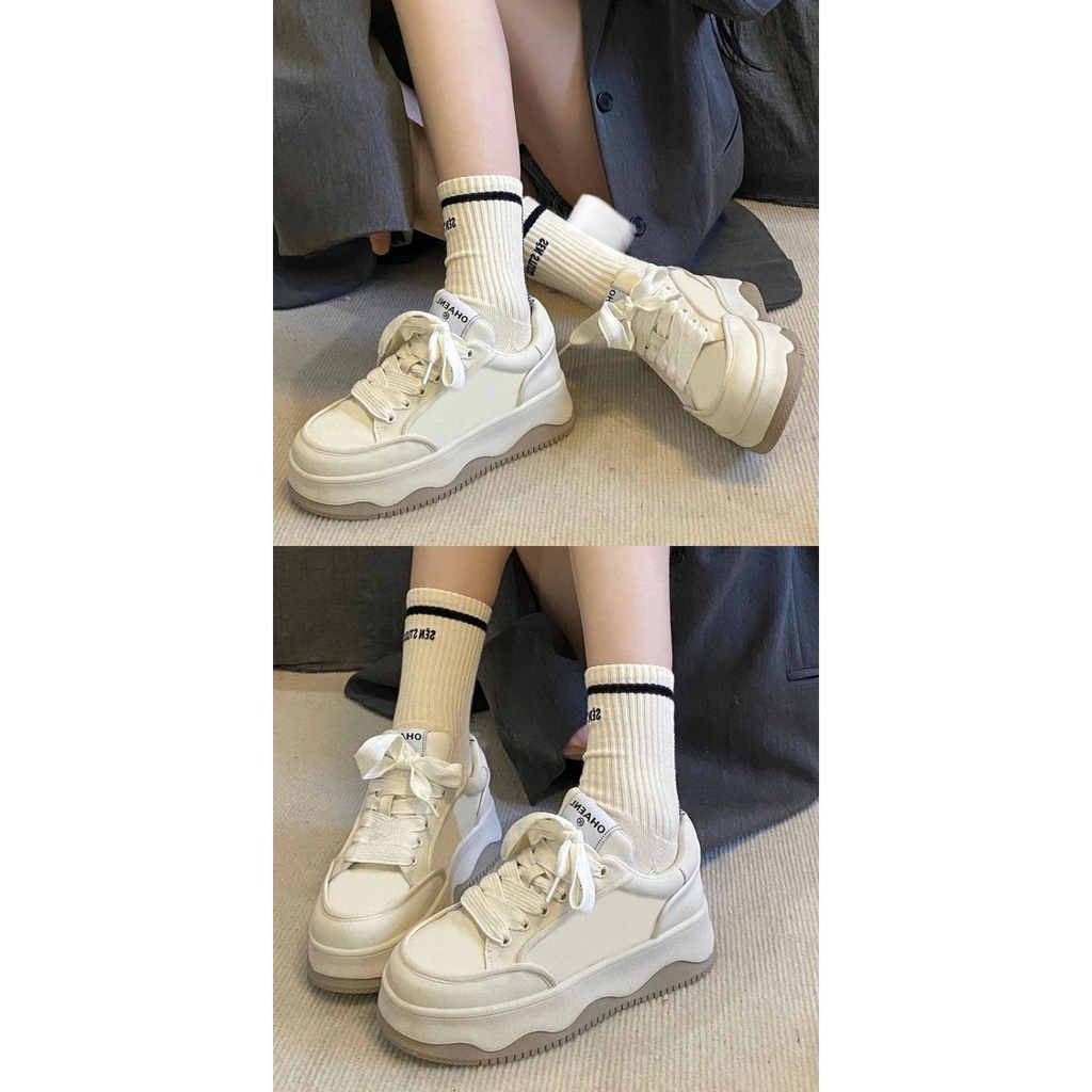 Giày Mũi Tròn Đế Dày Dễ Phối Đồ Thời Trang Xuân Hè 2023