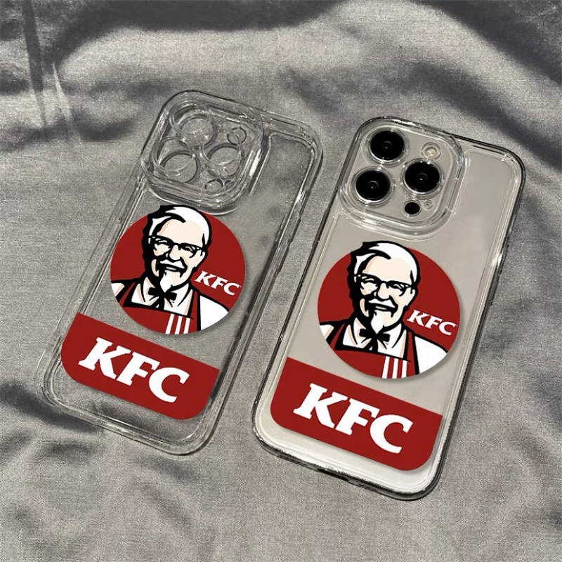 KFC Iphone14pro Phone Case 13 Transparent 12 Apple 11 Drop-Resistant Xsmax Soft 78plus Trendy XR/X RKqT