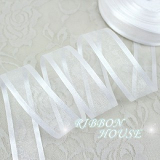 Cuộn dây ruy băng vải dệt mỏng bản rộng 25mm 10yard/ 50yard dành cho trang trí đa năng